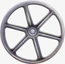 灰色金属钢圈轮胎素材