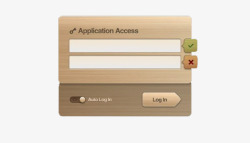 木质app登录界面素材