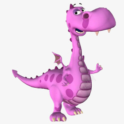 恐龙玩具海报紫色的恐龙高清图片