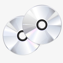灰色质感圆形光盘光碟素材