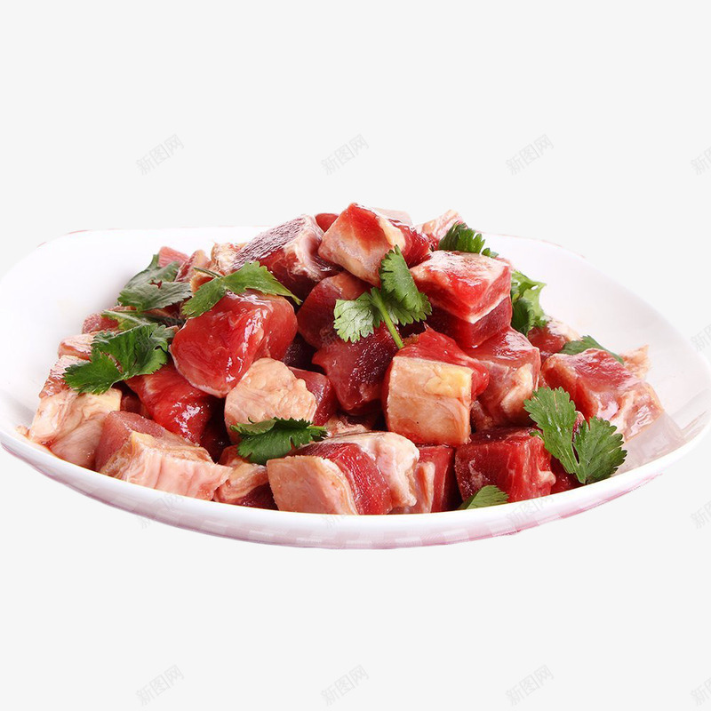 生牛肉块png免抠素材_88icon https://88icon.com 牛腩 生鲜 食品 食材