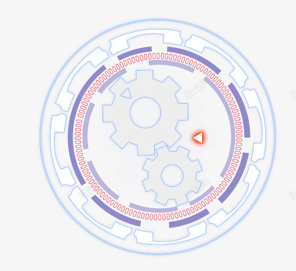 科技装饰图案png免抠素材_88icon https://88icon.com 不规则图形 圆形 科技 科技圆 装饰图案 设置 齿轮