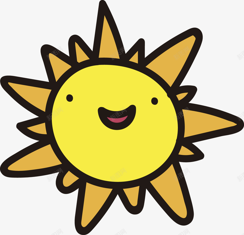 炎炎夏日卡通搞怪太阳png免抠素材_88icon https://88icon.com summer 卡通形象 夏日 太阳 搞怪