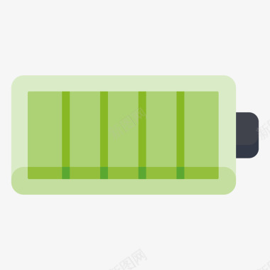 UI边框扁平化电池矢量图图标图标