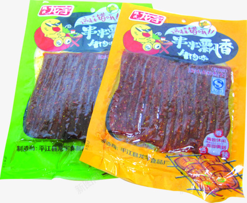辣条美食牛肉干包装png免抠素材_88icon https://88icon.com 包装 牛肉 美食