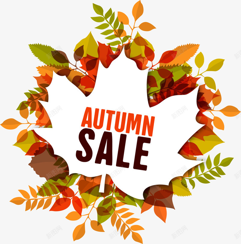 秋季促销sale活动标签矢量图ai免抠素材_88icon https://88icon.com sale 促销 枫叶 活动标签 秋季 矢量图