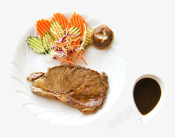 煎熟西餐美式牛肉熟食高清图片