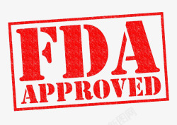 企业信任度红色显眼大气企业FDA认证标志高清图片