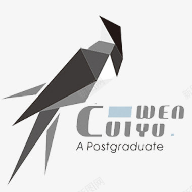 折纸燕子logo图标图标