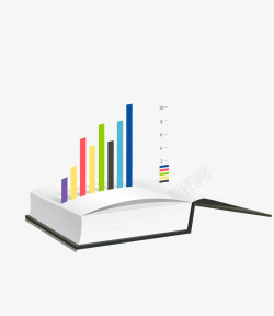 3D创业条形图矢量图素材