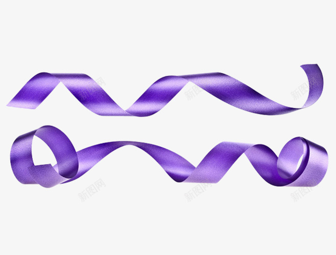 紫色金属彩带弧线png免抠素材_88icon https://88icon.com 弧线 弯曲 彩带 曲线 科技 科技弧线 紫色 线条 金属质感