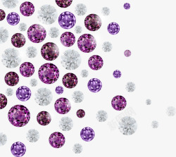 紫色炫酷钻石矢量图素材