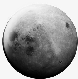 灰色月亮月球表面高清图片