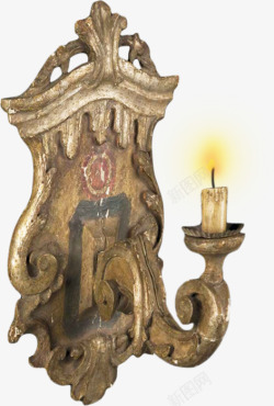 古代复古大气蜡烛烛台素材