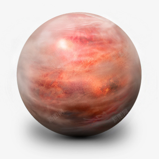 红色大气星球装饰图案png免抠素材_88icon https://88icon.com 免抠PNG 大气 星球 红色 装饰图案