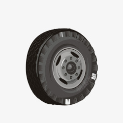 黑色橡胶轮胎素材