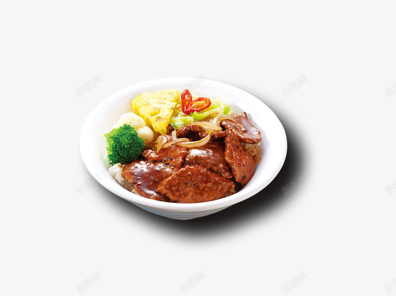 黑椒牛肉饭png免抠素材_88icon https://88icon.com 米饭 美食 食物 黑椒牛肉饭