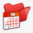 红是个文件夹红预定任务刷新图标图标