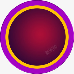 圆形纯色背景紫色黄色红色背景素材
