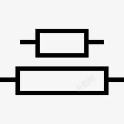 概述摘要图标集中心的矩形按钮符号界面图标高清图片