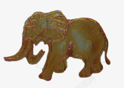 大象糖画片素材