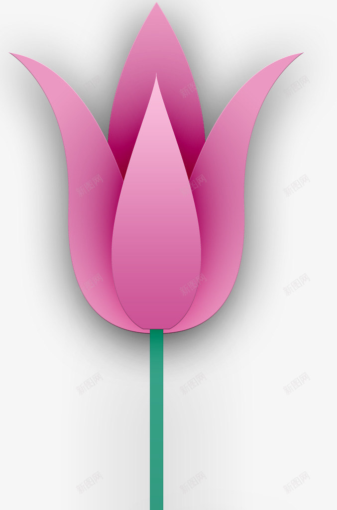 装饰微立体鲜花psd免抠素材_88icon https://88icon.com 伪3D 微立体 植物 花朵 装饰图案 装饰花朵 鲜花