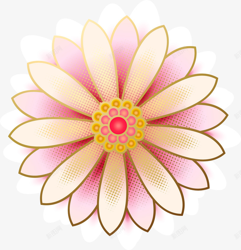 可爱粉色新式雕花微立体png免抠素材_88icon https://88icon.com 3D立体 可爱 微立体 新式雕花 矢量图案 粉色 花朵