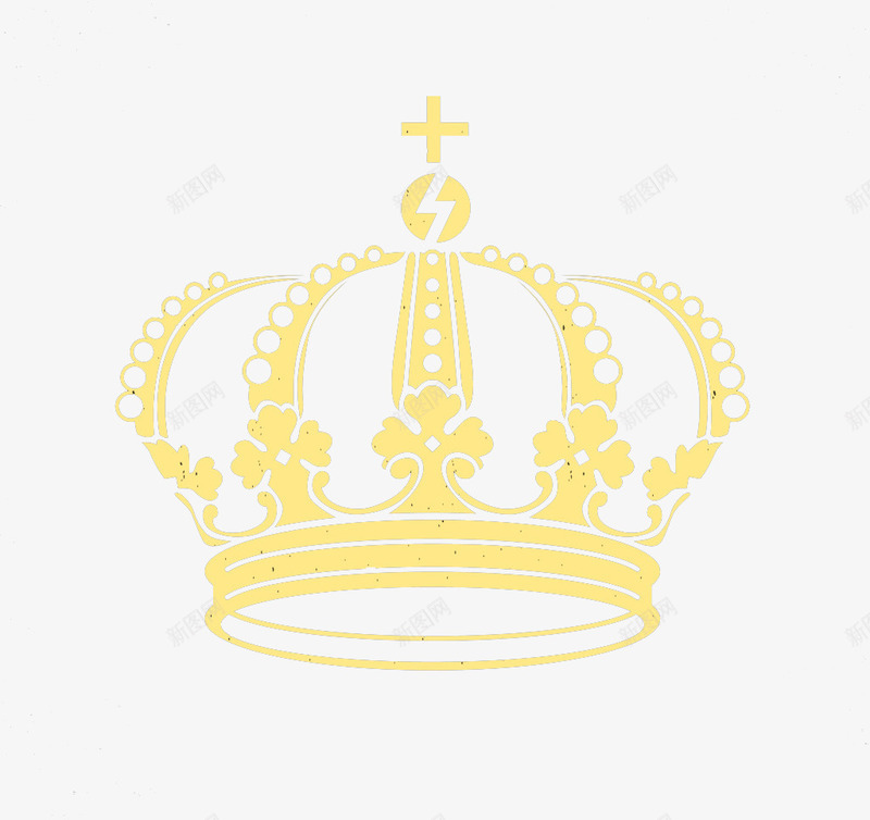 欧美风皇冠png免抠素材_88icon https://88icon.com 国王皇冠 大气皇冠 欧美风格 黄色皇冠