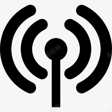 WIFI信号格无线互联网图标图标