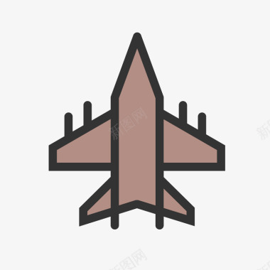 扁平化飞机矢量图图标图标