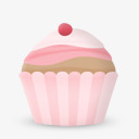 樱桃蛋糕蛋糕樱桃图标图标