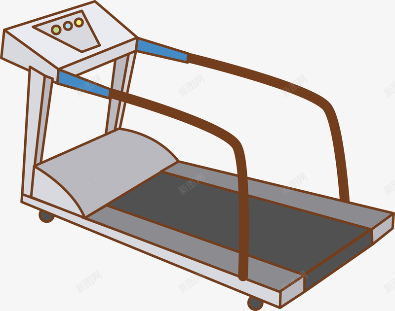 跑步机元素png免抠素材_88icon https://88icon.com 康复中心 康复护理 跑步机 运动