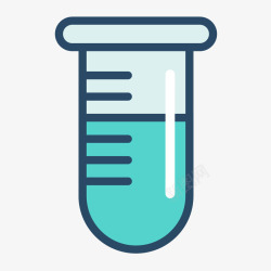 扁平化试管扁平化试管矢量图图标高清图片