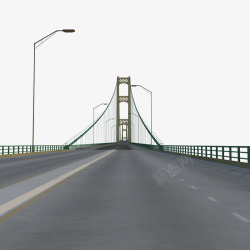 铁索桥桥灯灰色马路大铁索桥高清图片