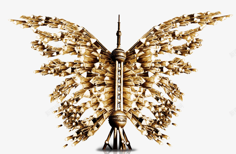 金色大气房地产广告png免抠素材_88icon https://88icon.com 广告设计 建筑 建筑图片 建筑素材 房地产广告 著名建筑 金色大气 高楼