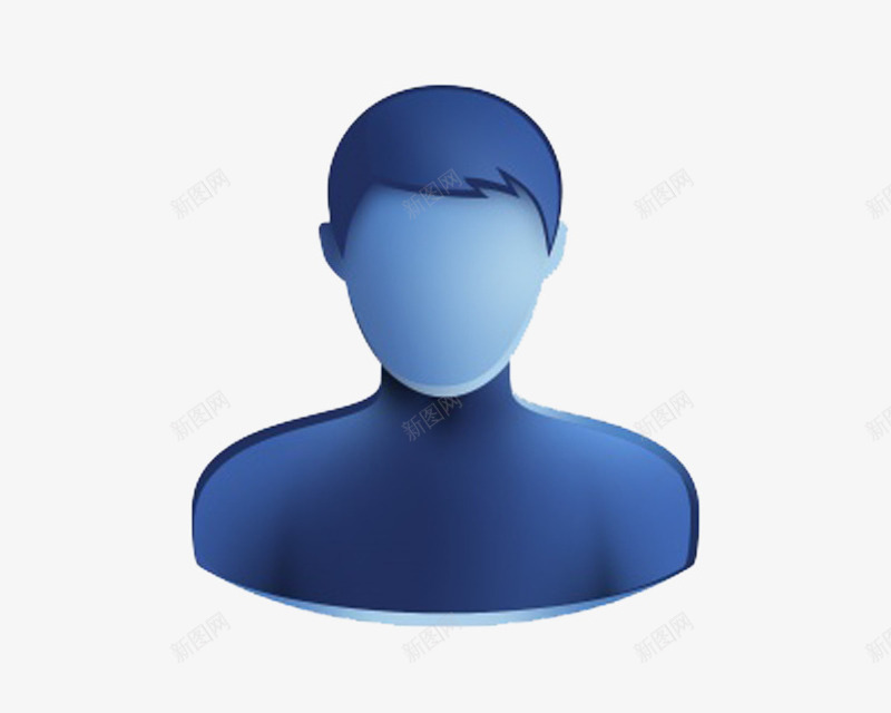 3D人物png免抠素材_88icon https://88icon.com 3D人物头像 3D蓝色人物头像 人物头像 蓝色人物头像