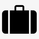 suitcase手提箱旅行点图标图标