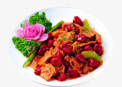 泡椒烧牛肉片素材