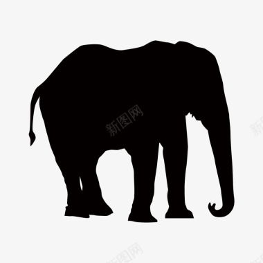 大象矢量图图标图标