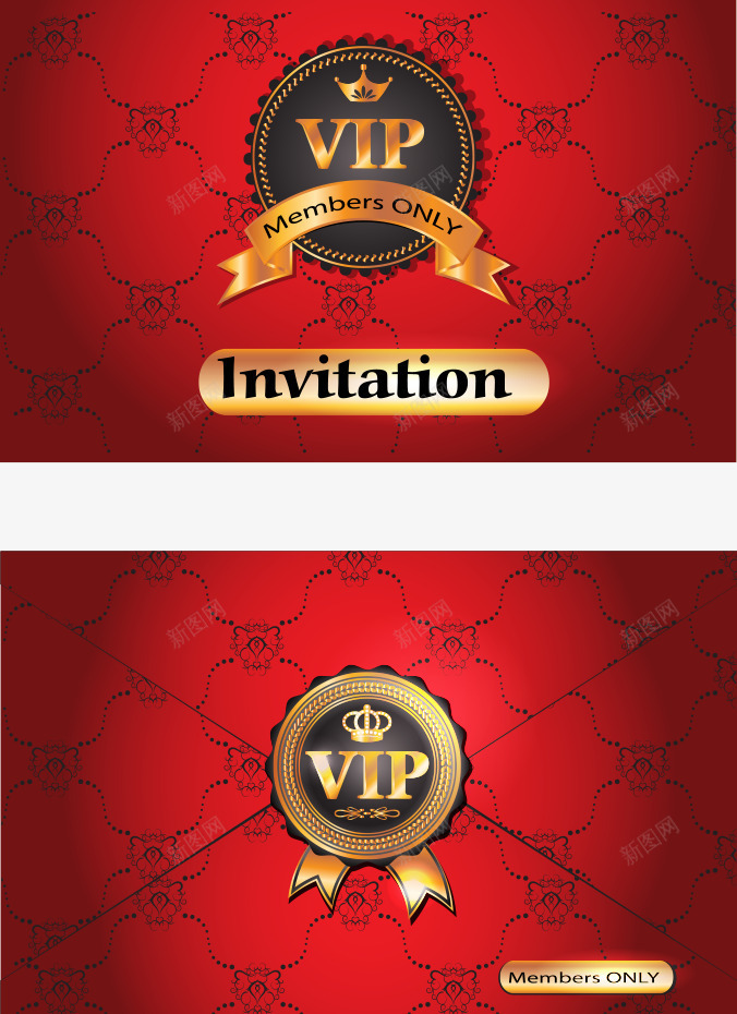 金色徽章VIP卡png免抠素材_88icon https://88icon.com VIP卡 会员卡 矢量会员卡 金色徽章