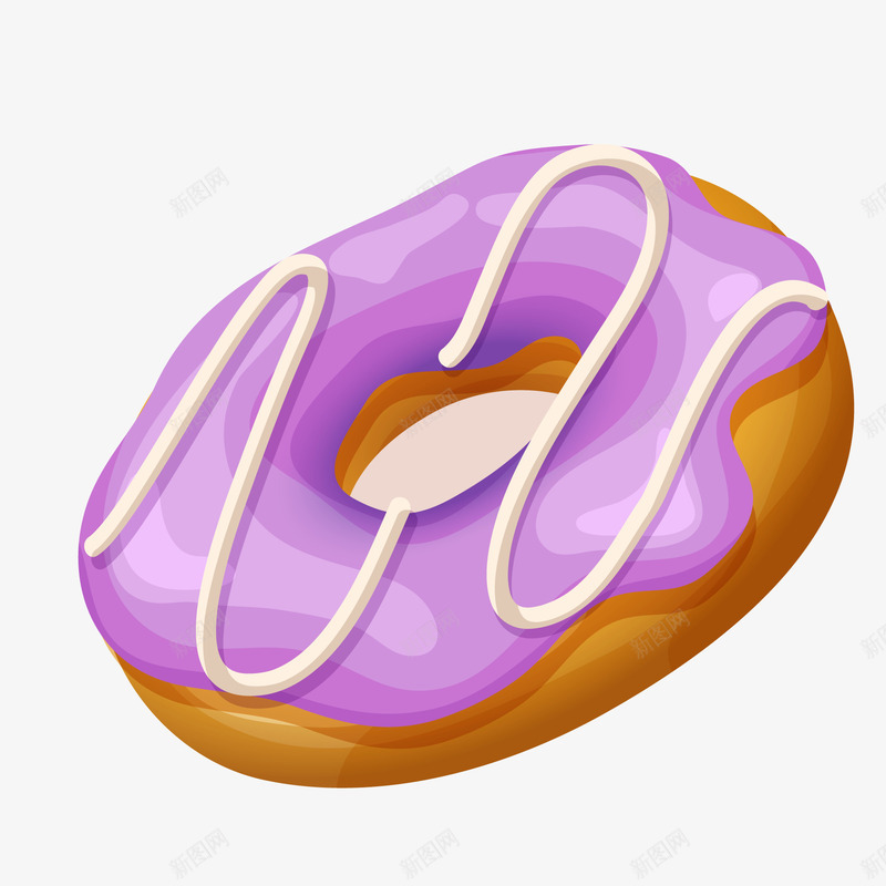 紫色的卡通甜甜圈矢量图ai免抠素材_88icon https://88icon.com 卡通 烘培坊 甜甜圈 紫色 美食 食物 矢量图
