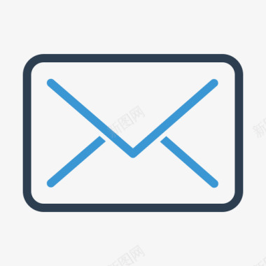 电子邮件信封收件箱信消息垃圾邮图标图标