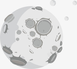 人类月球日灰色立体陨坑月球高清图片
