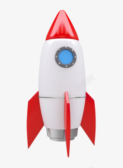 3D火箭模型元素素材