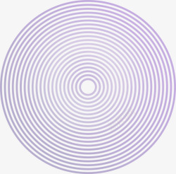 紫色圆圈海报小图案修饰素材