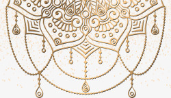 金色珠子装饰素材
