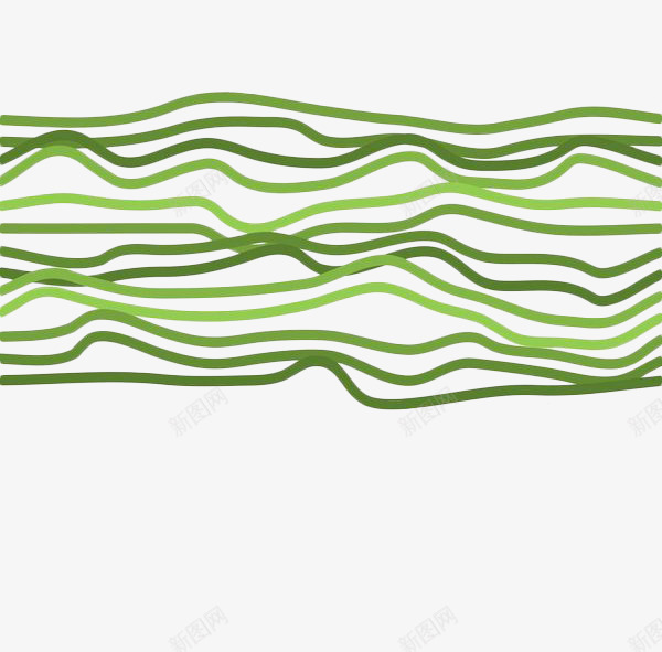 绿色手绘不规则曲线png免抠素材_88icon https://88icon.com 不规则波浪纹 不规则波浪线 几何曲线 手绘 曲线 波浪曲线 波浪线 线条 绿色