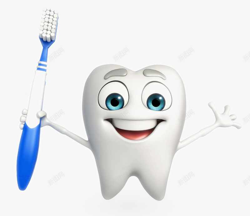 牙刷卡通3d小人牙齿png免抠素材_88icon https://88icon.com 3d牙齿 创意3D牙齿小人 卡通牙齿 洁白牙齿 牙齿 牙齿修护卡通图