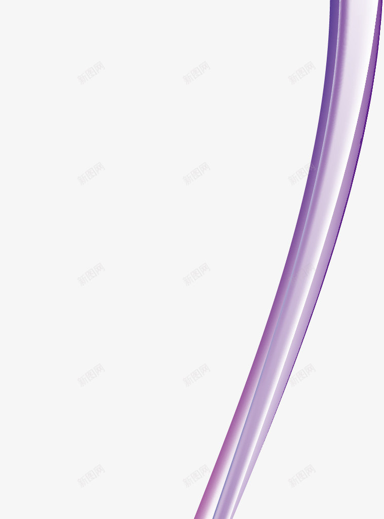 紫色清新曲线效果元素png免抠素材_88icon https://88icon.com 免抠PNG 效果元素 曲线 清新 紫色