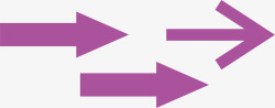 紫色箭头矢量图素材